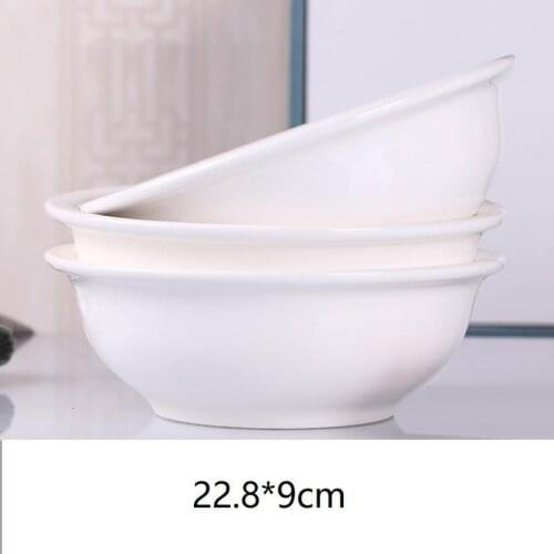 Vajilla Ice Cream Tazone Porcelain Plate Cocina Tigela Cuenco Serving Ceramica Soup Kitchen Dining Bar Dinnerware Ceramic Bowl