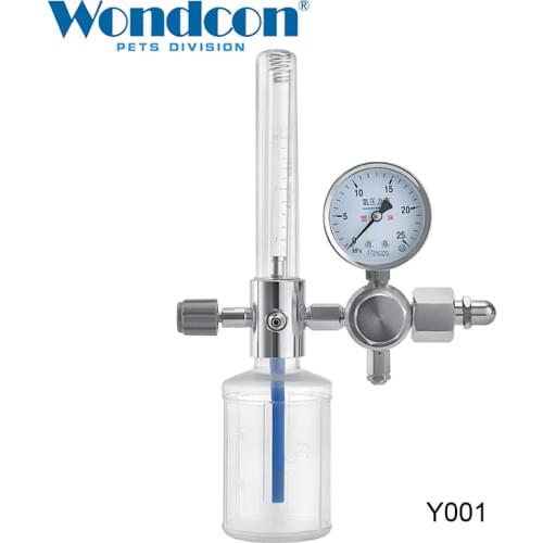 Wondcon Veterinary Medical Folder xygen Regulator Y001 for Animal Pet Rescue Oxygen exhalation veterinaria