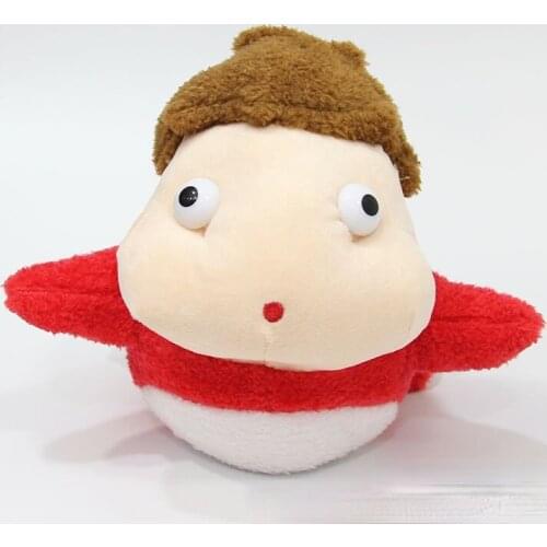 Japan Cartoon Anime Ponyo on the Cliff Plush Toys cute Totoro Soft Stuffed Animals Baby Kids Pillow Doll Home Decoration Gift