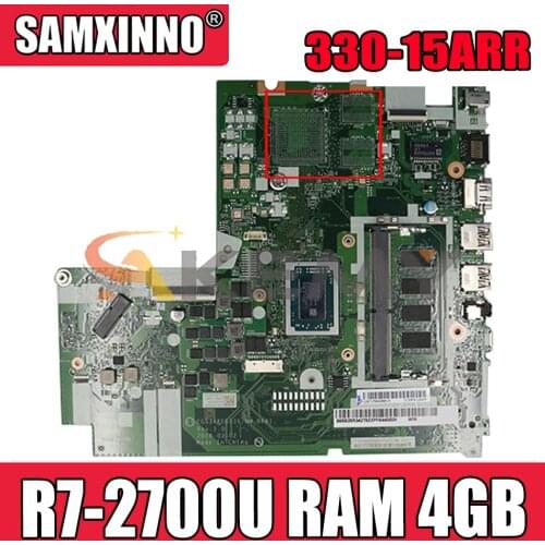 Akemy For Lenovo 330-15ARR Laptop Motherboard NM-B681 Motherboard CPU R7-2700U RAM 4GB Tested testing FRU 5B20R34286 5B20R34274