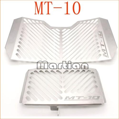 For YAMAHA MT-10 MT10 2016-2017 Motorcycle Accessories Radiator Grille Guard Cover & Oil Cooler Guard Cover