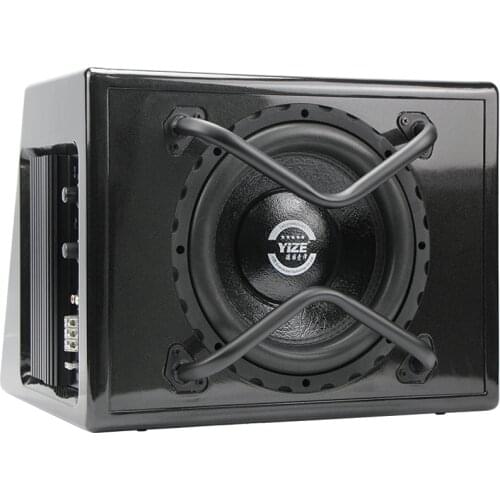 Car subwoofer car audio loudspeaker 10 "active subwoofer car 12V heavy subwoofer loudspeaker with bluetooth