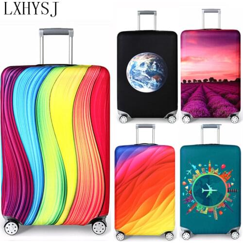 LXHYSJ Elastic Luggage Cover Luggage Protective Covers For 18-32 Inch Trolley Case Suitcase Case Dust Cover Travel Accessories