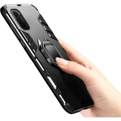 For Xiaomi POCO F3 Case For Xiaomi POCO F3 Case Armor PC Cover Finger Ring Holder Phone Case For Xiaomi POCO F3