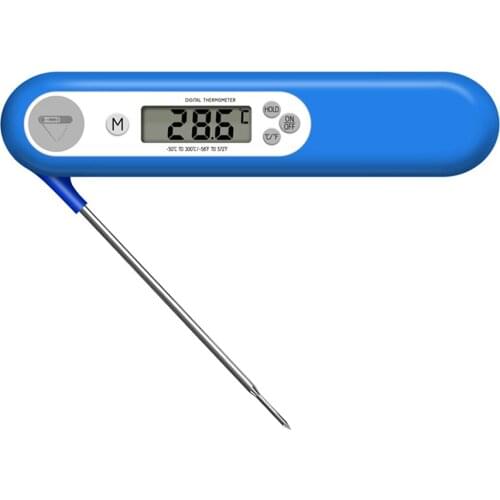 Digital Food Thermometer Instant Read Meat Thermometer Probe Kitchen Cooking Temperature Tester with Backlight for Grill BBQ