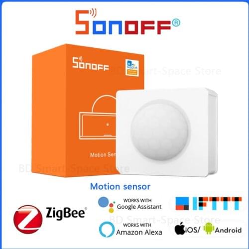 SONOFF Motion Sensor ZigBee Mini Smart Home Real-time 110° Motion Detect Trigger Alarms System Works With ZBBridge eWeLink