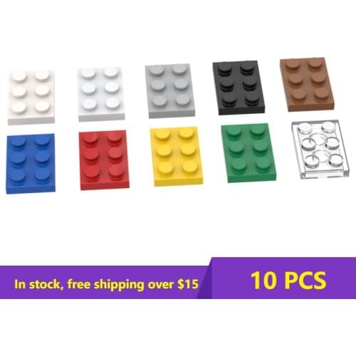 10PCS Bricks Compatible Assembles Particles 3021 2x3 For Building Blocks Parts DIY Story Educational Parts Toys