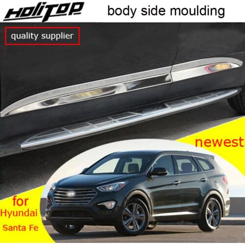 Different car! for Hyundai Grand Santa Fe Santafe 2013-2018 body side moulding molding door sill scuff plate, fit this car only