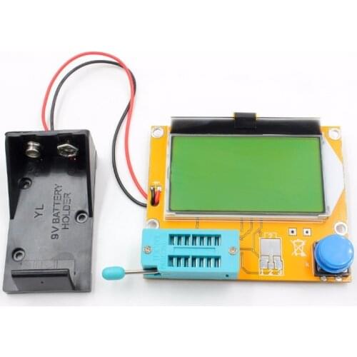 LCR-T4 Mega328 M328 Multimeter Transistor Tester Backlight ESR Meter Diode Triode Capacitance ESR Meter MOS PNP NPN LCR