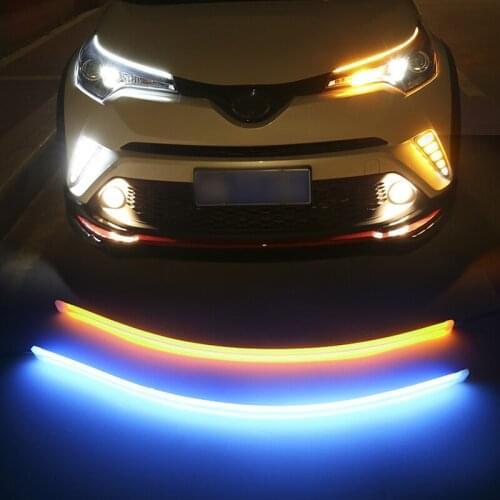 LED DRL Car Daytime Running Light Flexible Strip For Lada granta vesta kalina priora niva xray largus Opel Astra H G J zafira