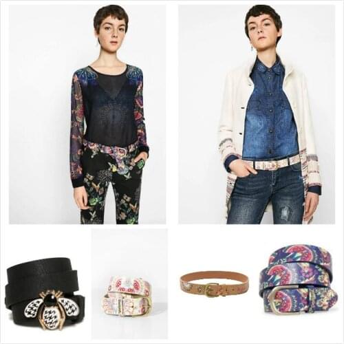 Spanish D exquisite embroidery belt