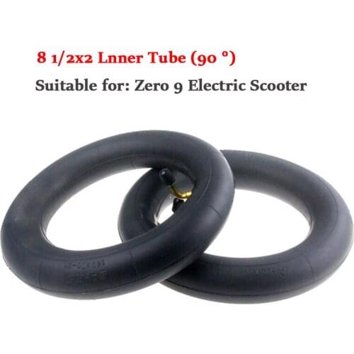 8.5-inch Right Angle 90 Degree Curved Nozzle Inner Tube for Zero 9 Electric Scooter Pneumatic Tube 8 1/2x2 Inner Tube