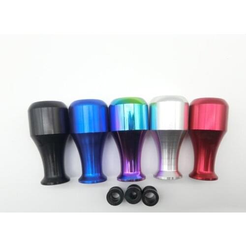 New Racing 8CM Universal Manual Sport Car Flat Style Shift Knob Anodized Aluminum Racing car shift head