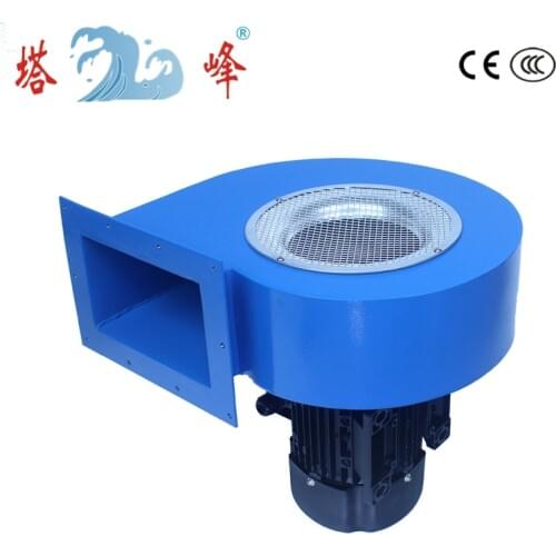 Large air volume 1.1kw industrial air blasting and drawing centrifugal fan blowers