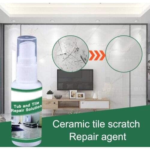 30ml Ceramic Tile Scratch Repair Agent Black Stain Bath Floor Refinishing Agents Spray Sink Solution Clean Removal Bat Hot Sale