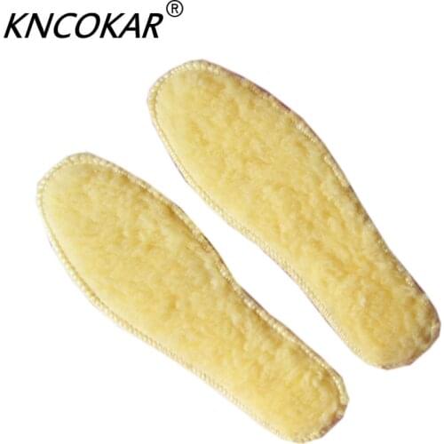 1 Pair Imitation Cashmere Cotton Insole High Quality Foot Warmer Breathable Shoes Insoles For Men Women Unisex XFJ23