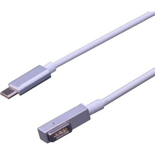 T-Tip L- Tip Charger USB C Type C Femal To Magsaf* 1 2 For Apple Macbook Pro Air 30W 45W 61W 65W 87W 100W Charger Power Adapter