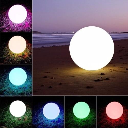 Waterproof LED Ball Light Lamp Multi Color Remote LED Lawn Lights Pool & Decor Lighting IP68 waterproof outdoor Lighting