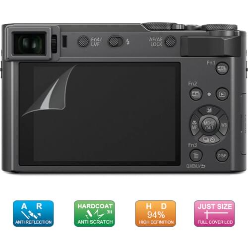6pcs, 3pack) LCD Guard Film Screen Display Protector for Panasonic Lumix DMC ZS200 ZS220 TZ200 TZ220 TX2 Digital Camera