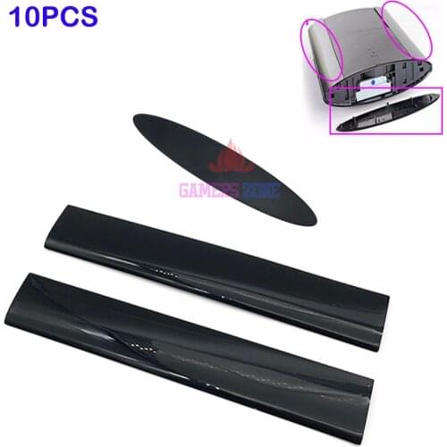 10PCS Black Hard Drive HDD Bay Door Cover For PS3 4000 Console Front Housing Case Left Right Faceplate Panel