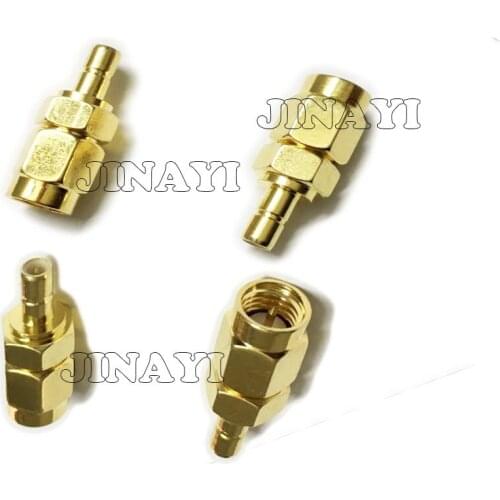50pcs SMB Male Plug to SMA Female Male Adapter Connector