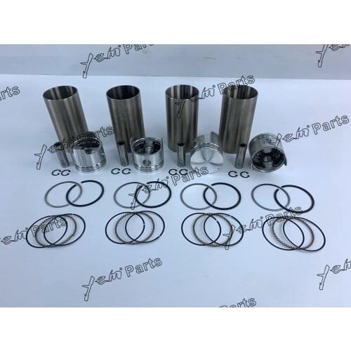 Free Shipping 4P Cylinder Liner Kit For Toyota Engines