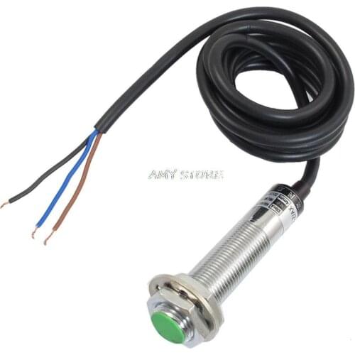 DC 3 Wire 6-36V NPN NC 2mm Cylindrical Proximity Sensor Switch LJ18A3-8-Z/AY