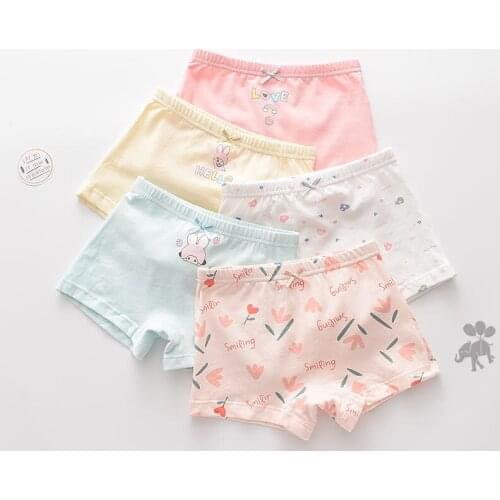 CHILDRENS Underwear Cotton Girls Boxer Underwear Cartoon Baby Hot Pants