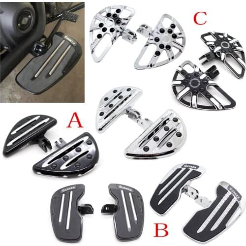 For Harley FXFBS Fat Bob FXLR Low Rider Fat Boy Breakout Softail Slim FLDE Deluxe FLFB 2018-2020 Front Rider Foot Pegs Footrests