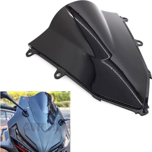 For Honda CBR650R CBR650 2019 2020 Windshield WindScreen Deflector Black Clear Smoke Double Bubble Wind Screen Moto CBR 650R 650