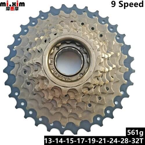 28/32T Freewheel 7/8/9 Speed Rotating Freewheel MTB Bike Mountain Bike