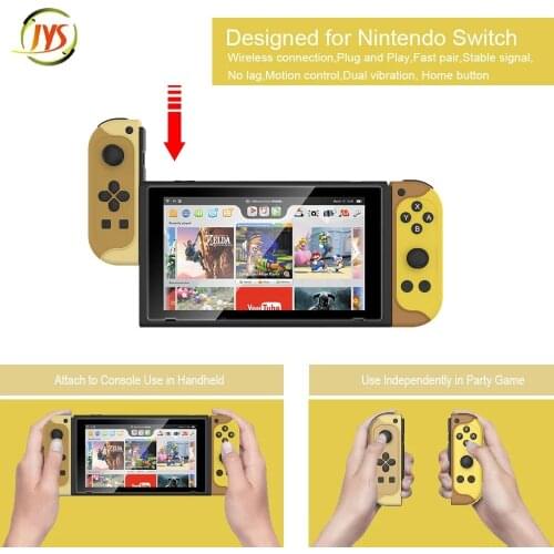 1 pair NFC Left & Right Bluetooth Gaming Joysticks Game Controller Gamepad For Nintend Switch NS Joy Game For Nintend Switch