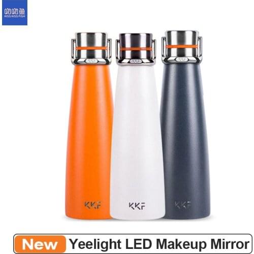KKF Thermos and Smart Temperature Display Vacuum Bottle 24h Vacuum Flask 475ML Travel Mug Stainless Steel Cup