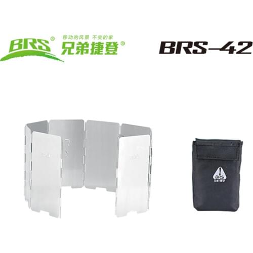 Outdoor Camping Stove Cover Windshield 8 plates Folding Wind Screen Cookout Picnic Cookware Windbreak Board Camping Equipment