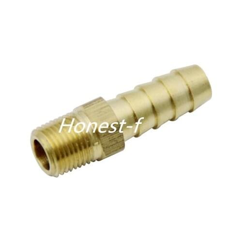 Brass BSP Barbed Fitting Coupler / Connector 1/8" Male BSPP x 5/16"(8mm)Hose Barb Fuel Gas