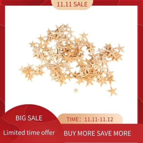 Small Starfish Star Sea Shell Beach Craft 0.4 inch-1.2 inch 90 Pcs