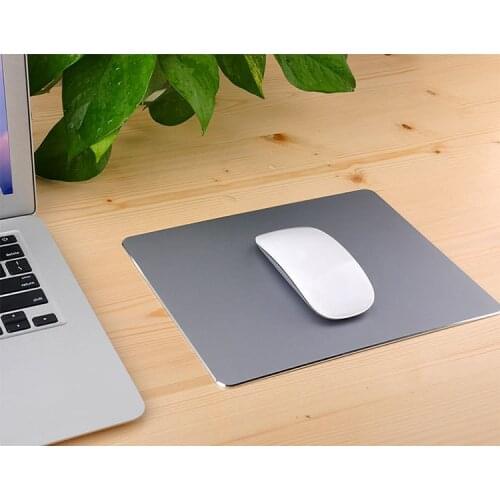 300*240mm Frosted Matte Slim Aluminum Mouse Pad PC Computer Skid Laptop Gaming Mousepad for Apple For MackBook