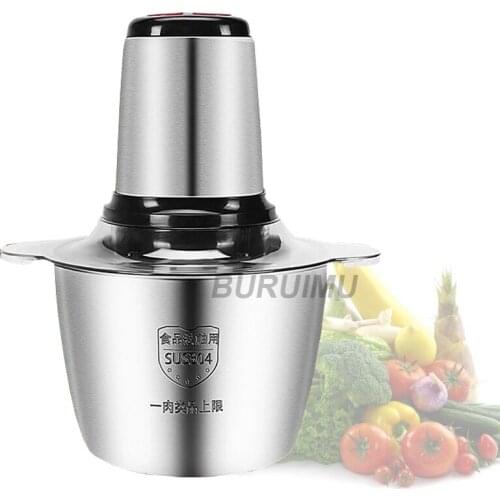 Powerful Meat Grinder Spice Garlic Vegetable Chopper Electric Automatic Mincing Machine Household Grinder Food Processor