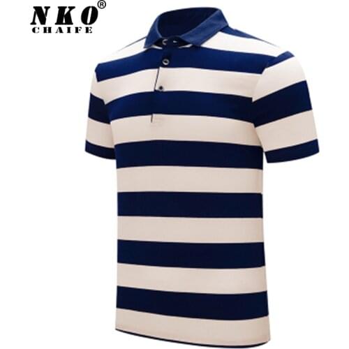 Men Summer Cotton Striped Polo Shirt 2021 New Fashion Casual Short Sleeve Polo Shirt Mens Brand Clothing High Quality Polo Shirt