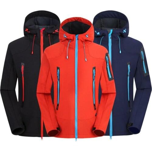 Men Women Softshell Jacket Pants Set Waterproof Warm Windbreaker Outdoor Mountain Climbing Hiking Jacket and Trekking Trousers