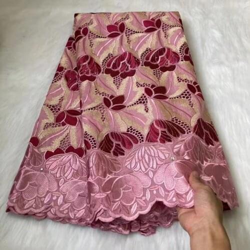 NEW Swiss voile Lace in switzerland African 100% Cotton Lace Fabric High Quality Nigerian French Net Lace Fabrics 5 yards A2315