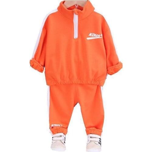 New Spring Autumn Baby Boy Girl Clothes Suit Children Sports Cotton Jacket Pants 2Pcs/set Toddler Casual Costume Kids Tracksuits