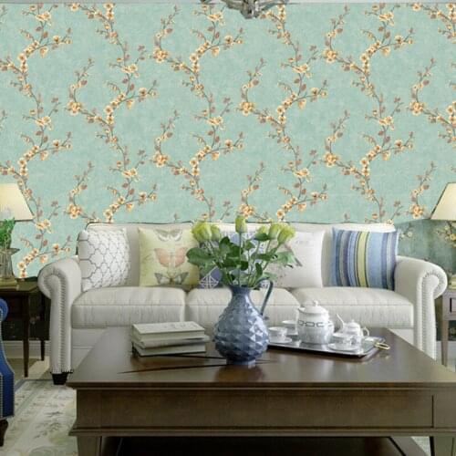 Beibehang Thickened American retro wallpaper TV night view background living room 3D waterproof AB version papel de parede