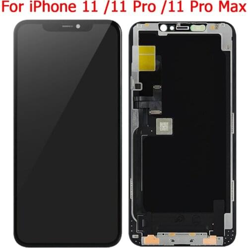 Tested Original Screen For iPhone 11 Pro Max LCD Display Touch Screen For iPhone 11 11Pro Max LCD Display Touch Replacment Parts