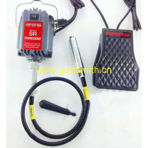 Discount! 230V FOREDOM SR Motor Polishing flexible shaft, jewelry dental bone wood Power Carving machine, flexshaft Complete Kit