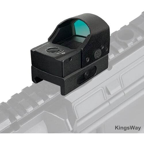 Tactical Mini 1x Red Dot Sight Reflex Sight With Rail Mount for Airsoft Hunting Accessories