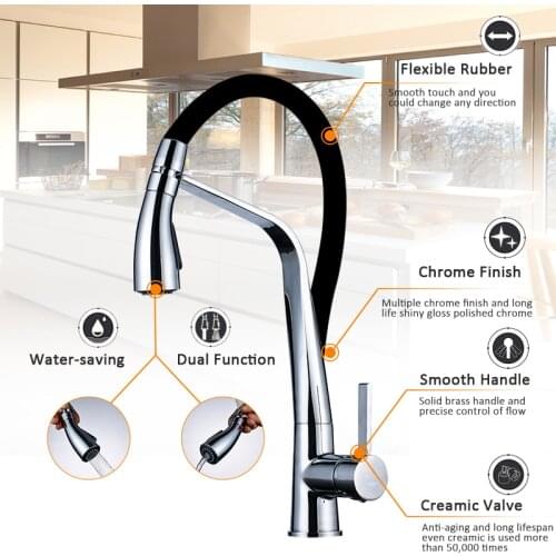 Vidric Flexible Kitchen Faucets