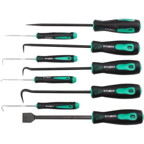 9 Piece Car Repair Oil Seal O-Ring Remover Hook Pick Set Air Cylinder Cleaning Set Tools Oil Seal Screw Drive Puller Hand Tools