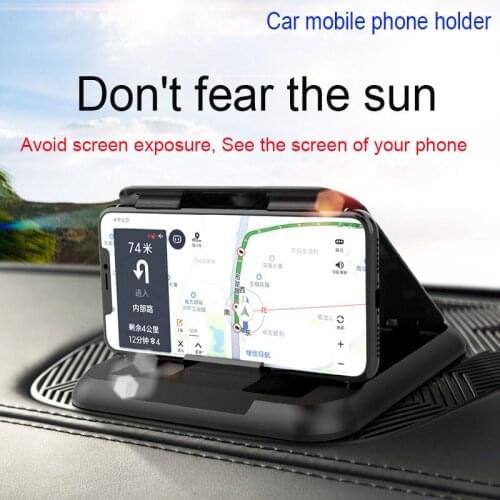 Car mobile phone bracket Angle adjustable car mobile phone bracket central control dashboard tabletop sticky suction navigation