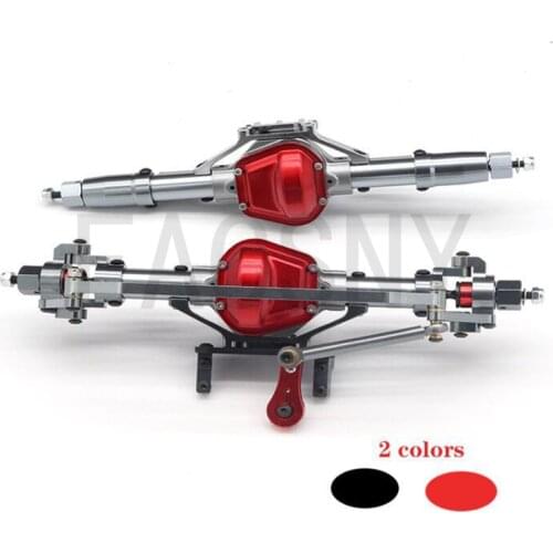 RC Car Metal CNC Full Front Rear Axle for 1/10 RC Crawler Axial SCX10 RC4WD D90